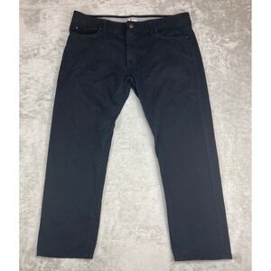 Lee Jeans Mens Slim Straight‎ Black Cotton Spandex Size 42x30